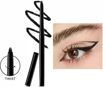 Amaryllis 3D Professional Touch Smudge Proof & Water Proof Black Crayon kajal(Black, 2 g)