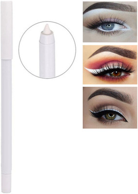 Luster Shine Highly pigmented smudge proof water proof Long Lasting Kajal(White, 2 g)