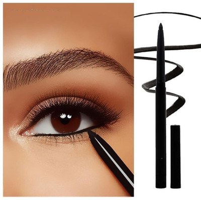 tanvi27 One Stock Application Black Kajal 24 Hr Non-Smudging Water Proof(BLACK, 1.5 g)