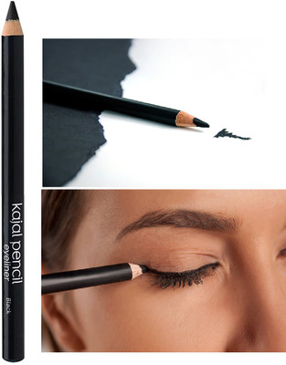 ADJD Professional Black color matte finish pencil kajal(blaCK, 2 g)