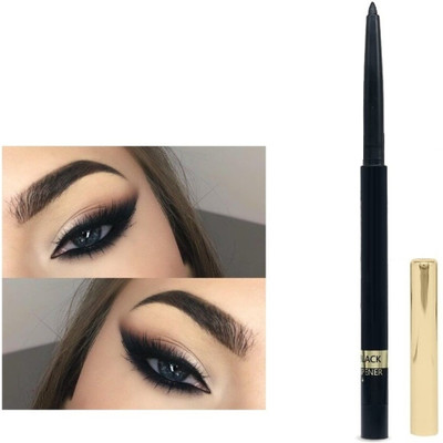WOONGMI One Strok Highly Pigmented Waterproof & Smudgeproof Balck Kajal(Jet Black, 0.3 g)