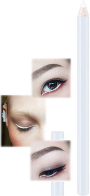 NADJA NEW SMUDGE PROOF WHITE PENCIL KAJAL WITH MATTE FINISH(WHITE, 2.1 g)