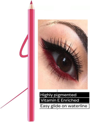 REIMICHI Highly pigmented easy glide on water liner pencil kajal(red, 2 g)