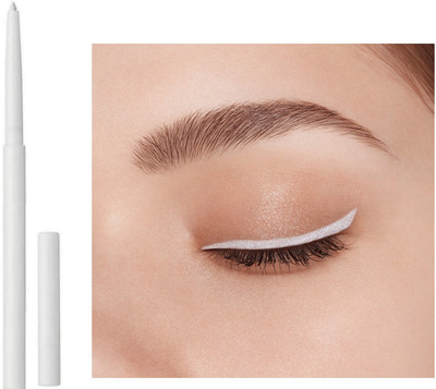Luster Shine Matte Finish white kajal eyeliner super soft waterproof pencil(white, 2 g)
