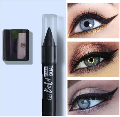 Aylily Ultra Smooth Matte finish Herbals Herbals Kajal,(BLACK, 3.2 g)