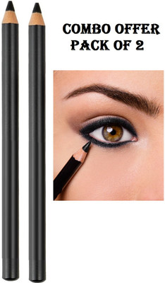 USBK 3in1 Kajal & Lip liner Eye liner and Kajal(BLACK, 4 g)