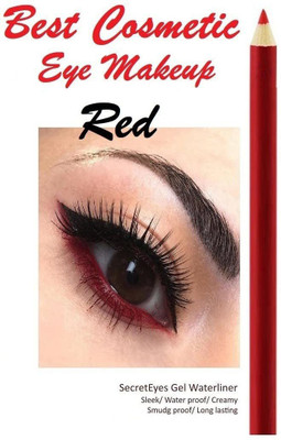 GFSU - GO FOR SOMETHING UNIQUE 24H LONG LASTING MATTE EYE MAKEUP RED KAJAL(RED, 2 g)