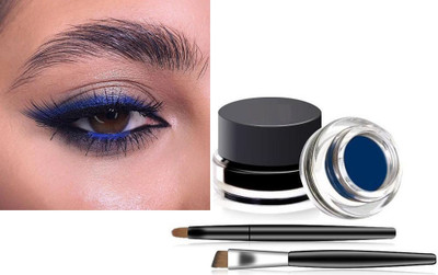 Sheny Gel Eyeliner With Brush, Waterproof, Smudge-Proof , 24 Hr Wear(MULTICOLOR, 10 g)