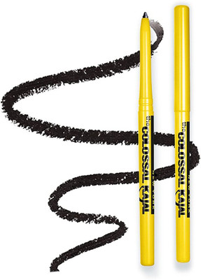 MAYBELLINE NEW YORK Colossal Kajal Pack Of 2, Intense Colour, Waterproof, Long lasting 24Hrs Stay(Deep Black, 0.7 g)