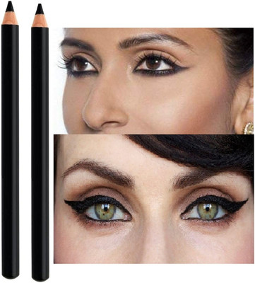 Lemixco Kajal Waterproof Eyeliner Pencil(BLACK, 4 g)