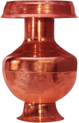 Shankar Creation Small Copper Devi Ghot Copper Kalash(Height: 4.4 inch, Brown)