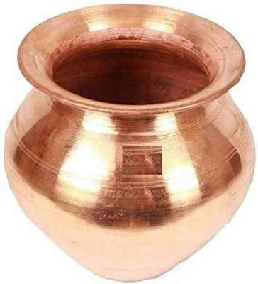 NAVYAKSH Copper Kalash(Height: 8 inch, Brown)