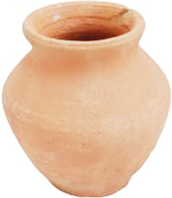 MiiArt mitti ka kalash,use in puja & karvachot (size-10cm small)1pcs Earthenware Kalash(Brown)