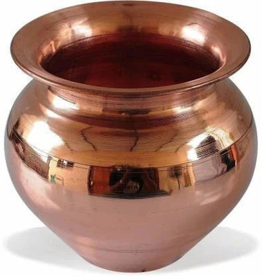 shivjal Copper Plating Kalash Lota Copper Kalash(Brown)