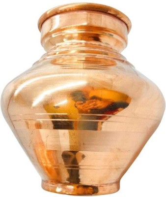 anshraj Pure Copper Lota Kalash Copper Kalash(Height: 5 inch, Brown)