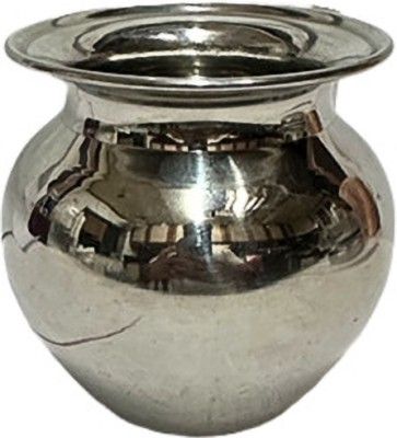 Dynore Heavy Stainless Steel Water Storage Lota/Pooja Kalash 300 ml Stainless Steel Kalash(Silver)