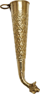 SHREE KAILA MAI TRADERS goumukhi nakshi sarangi 4cm Brass Kalash(Height: 1.5748 inch, Gold)