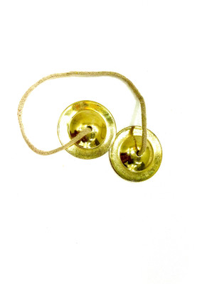 MAGA MART Brass Percussion Hand Cymbals Manjeera/Manjira Kartal Instrument
