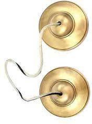 KHALSA MUSICAL kartal instrument-Hand Cymbals Manjira Pair (Size : 3 Inch) Kartal Instrument