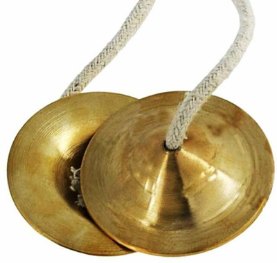 Real Craft Hand Cymbals Brass Percussion Instrument Manjira Set 1 Kartal Instrument