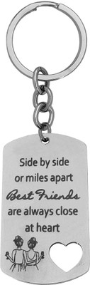 Shiv Jagdamba Personalised Best Friend Stainless Steel Keychain LCShivKey238 Key Chain