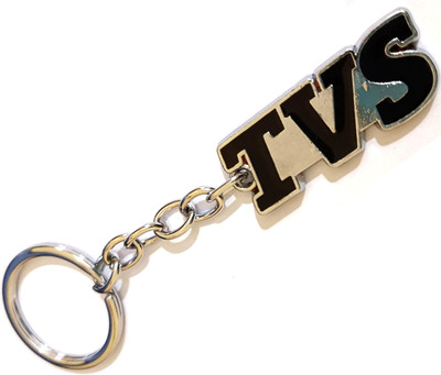 TVS Black metal Key Chain