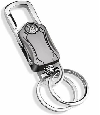 NAKSHT 5-in-1 Stylish Keychain for Women & Men - 360° Rotation Key Chain