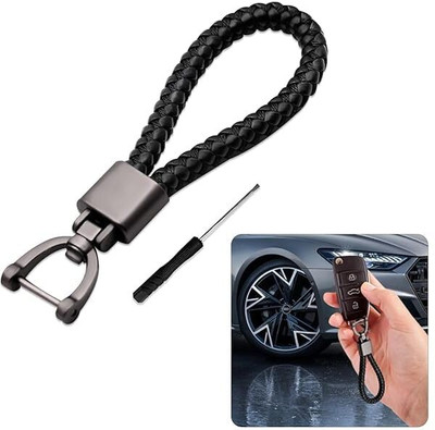 STEFLON Universal Premium Car Key Fob Case Genuine Leather Car Smart Key fob Key Chain