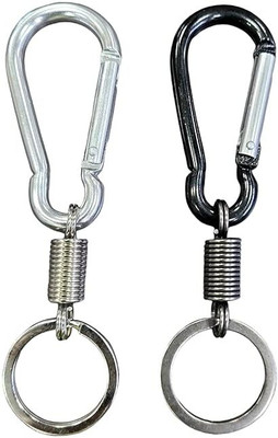 Augen Metal Keychain Clip with Key Ring, Keychain Lanyard Snap Hook Key Chain