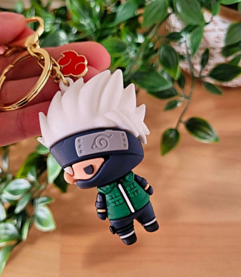 SHRI JI High quality PVC Naruto Kakashi keychain with Strap & Charm Key Chain