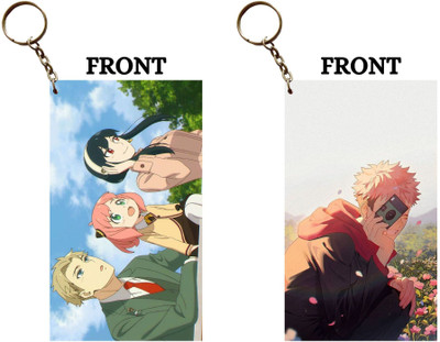 Hariyaali Enterprises LLP ANYA FAMILY IN A PARK X ITADORI TAKING PHOTOS Unique Style 2 pcs Combo Key Chain