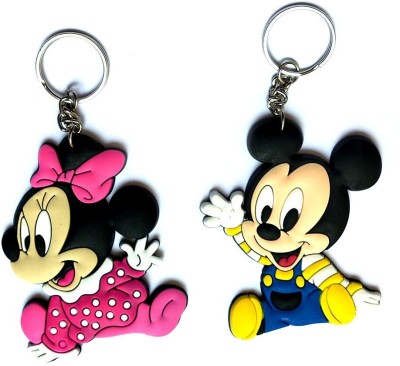 ShopTop Baby Mickey And Minnie Keyring Key Chain