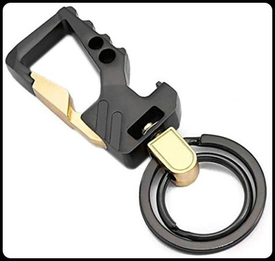 gtrp Trendy-Double Ring Hook for car & Bike|Man & Boys Keyring cum bottle opener Key Chain