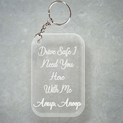 SY Gifts D2 Drive Safe Keychain With Anup, Anoop Name Key Chain