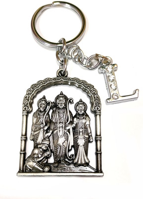 ShopTop Jai shree Ram family AS_SO_RT_ED keyring with Letter L keyring L01PLO Key Chain