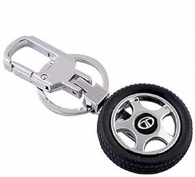 BBG NEW_Tata Tyre spinning wheel premium quality keychain Key Chain