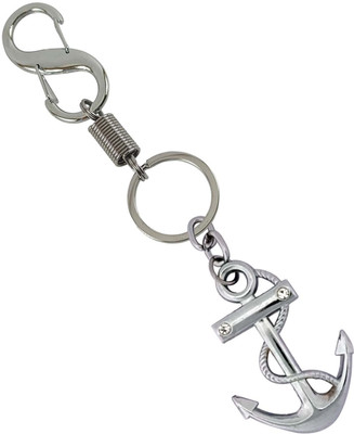 SHOKY LOOKS Elegant Design Anchor Premium Finish With Stylish Locking Lock Key Chain