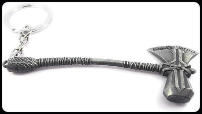 gtrp Trendy-Thor Axe Marvel Strombreaker silver key chain Key Chain