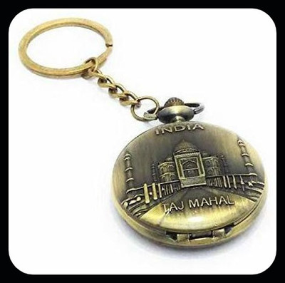 gtrp Trendy-taj-mahal-Shaped-Pocket-Watch-Metal-Keychain Key Chain