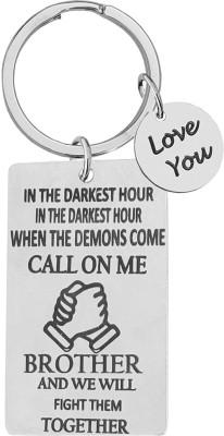 M Men Style The Darkest Hour When The Demons Come Call On Me(Love You) Keychain LCSKey202361 Key Chain