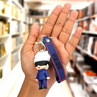 gtrp Gojo Perfect Cute Panda | Anime | Silicon 3d Rubber keychain 01 Key Chain