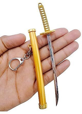 Keychain Trades Katanas Samurais with Scabbard Collectable Anime Toy Bike cars Keychain Key Chain