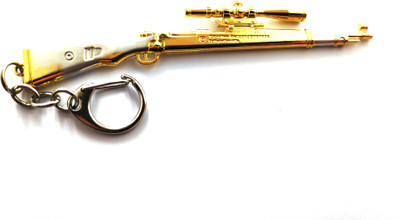 gtrp keychain-Pubg || Gold Skin KAR98 Sniper gun for Pubg lover Key Chain