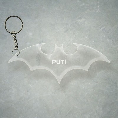 SY Gifts Batman Logo Desigh With Puti Name Key Chain