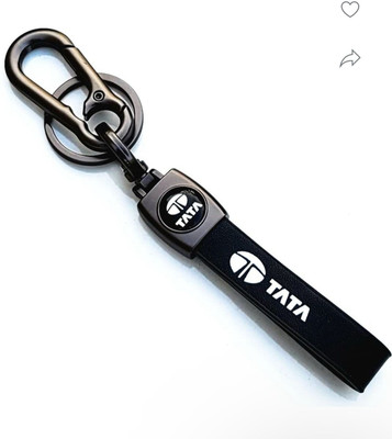 SHRI JI Premium Patti Keychain for TATA With Key Ring Key Chain