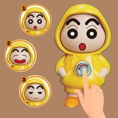 FlyTouch Shinchan Hoodie Doll Cartoon Keychain For Kids Gift & Stylish Bag Hanging Charm Key Chain