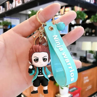 GKM Ninja Warrior Tanjiro 3D high quality keychain for boys & girls key ring Key Chain
