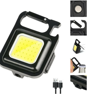 99Drops Keychain light Rechargeable type Worklight LED Spot Light (Black) Key Chain