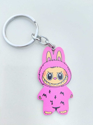 Achyuta Smile Face Monster Doll Labubu Keychain Key Chain