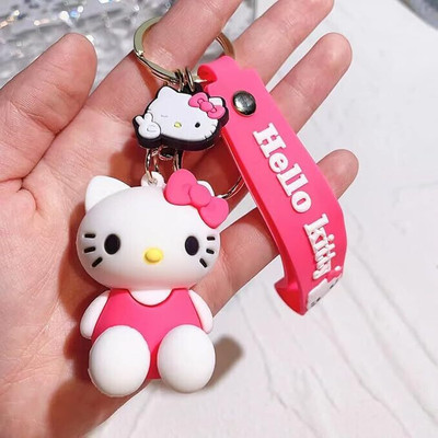 gtrp Cute Kitty 3D | Keyring & Quirky Bag Charm 03-New64 Key Chain